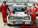 1988, Kelemen N�ndival a Halkidiki Rallye-n, G�r�gorsz�gban.