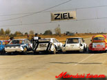 1986, első EB rajtom, mellettem az Európa bajnok Andy Bentza.